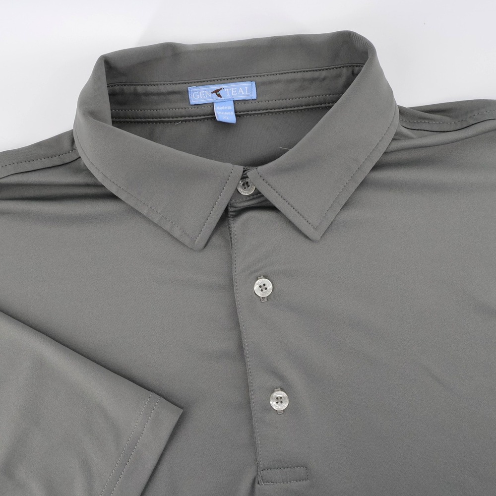 GenTeal Performance Polo Shirt Gray Short Sleeve Shirt Mens XL